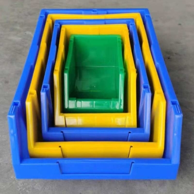 Μπλε κιτρινοπράσινος δοχείων DIY 53kg Stackable πλαστικός