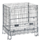 600kg κλουβιά αποθήκευσης αποθηκών εμπορευμάτων με τις ρόδες για την εξωτερική διάμετρο αρσενηκού σπειρώματος υπεραγορών