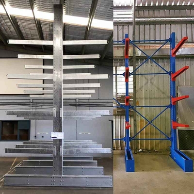 5000kg Cantilever Sgs συστημάτων βασανισμού Cantilever ράφια αποθήκευσης